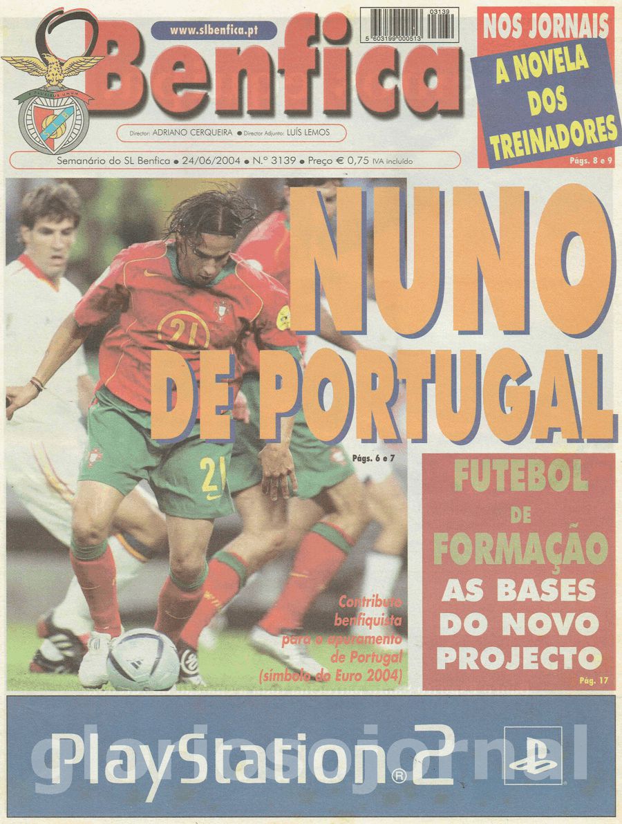 jornal o benfica 3139 2004-06-24